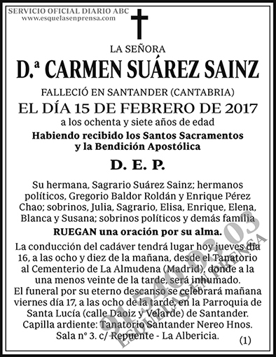 Carmen Suárez Sainz